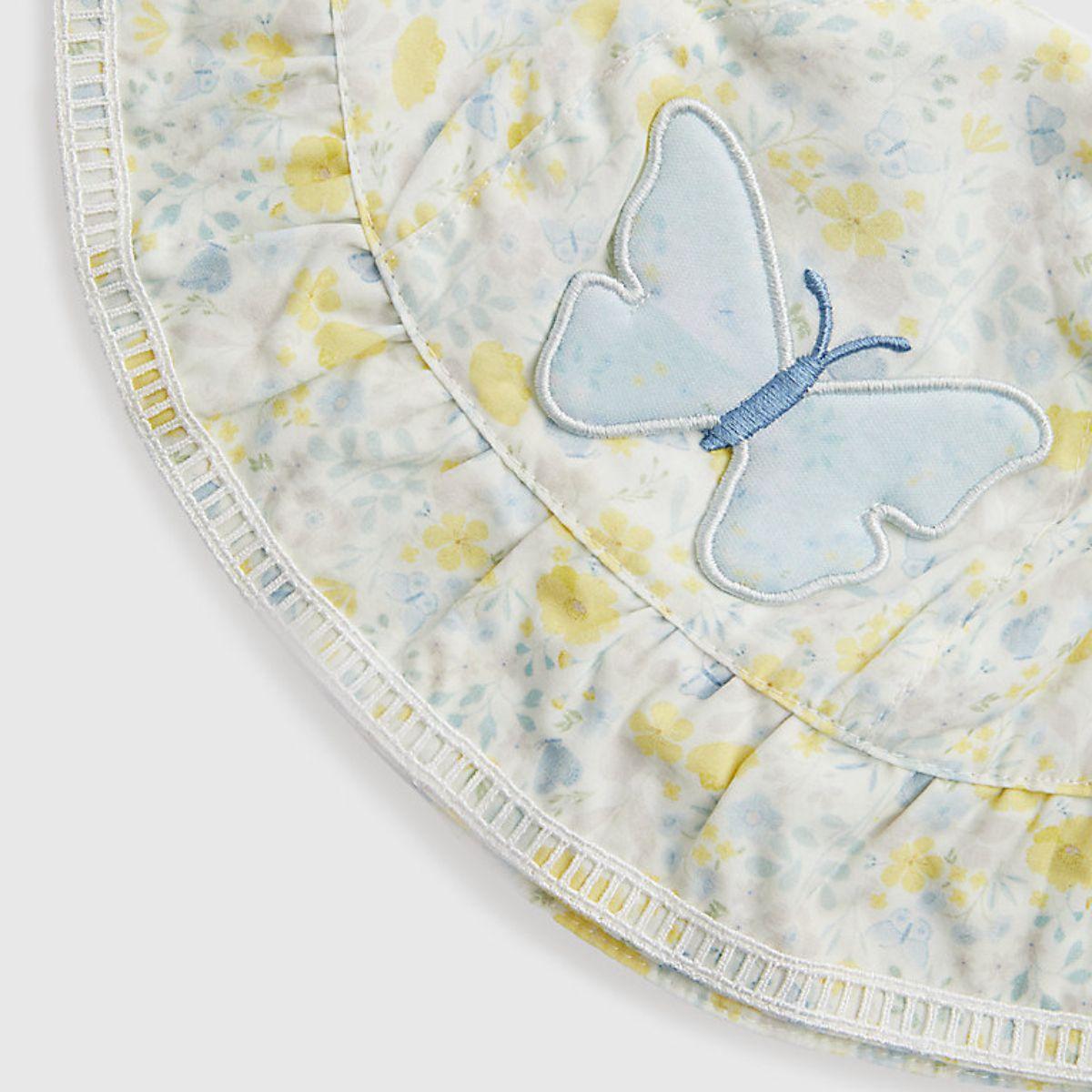 Mothercare Baby Girl Butterfly Sunsafe Baby Sun Hat Mothercare 👶